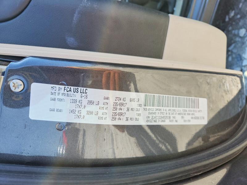 Aukcja sprzedaży 2017 Chrysler Pacifica, vin: 2C4RC1DG9HR529198, numer aukcji: 56760426