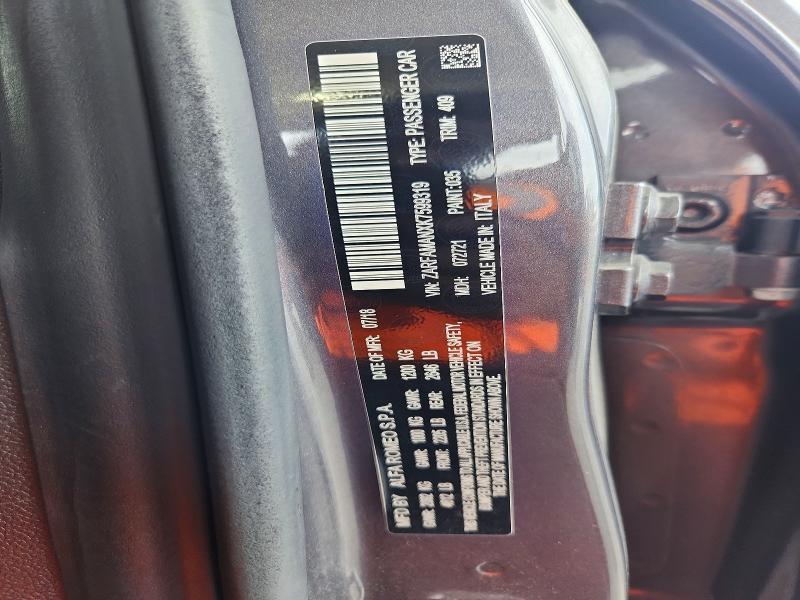 Aukcja sprzedaży 2019 Alfa Romeo Giulia, vin: ZARFAMANXK7599319, numer aukcji: 56393846