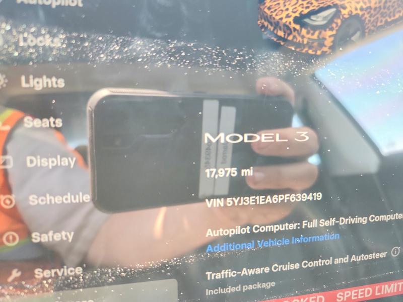 Продажа на аукционе авто 2023 Tesla Model 3, vin: 5YJ3E1EA6PF639419, номер лота: 55456386