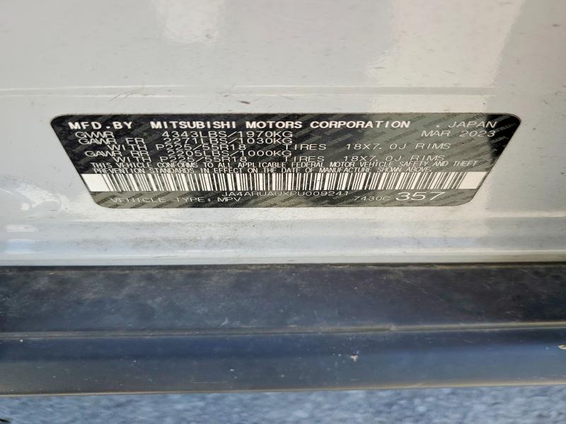 2023 Mitsubishi Outlander Sport მანქანა იყიდება აუქციონზე, vin: JA4ARUAUXPU009241, აუქციონის ნომერი: 55993356