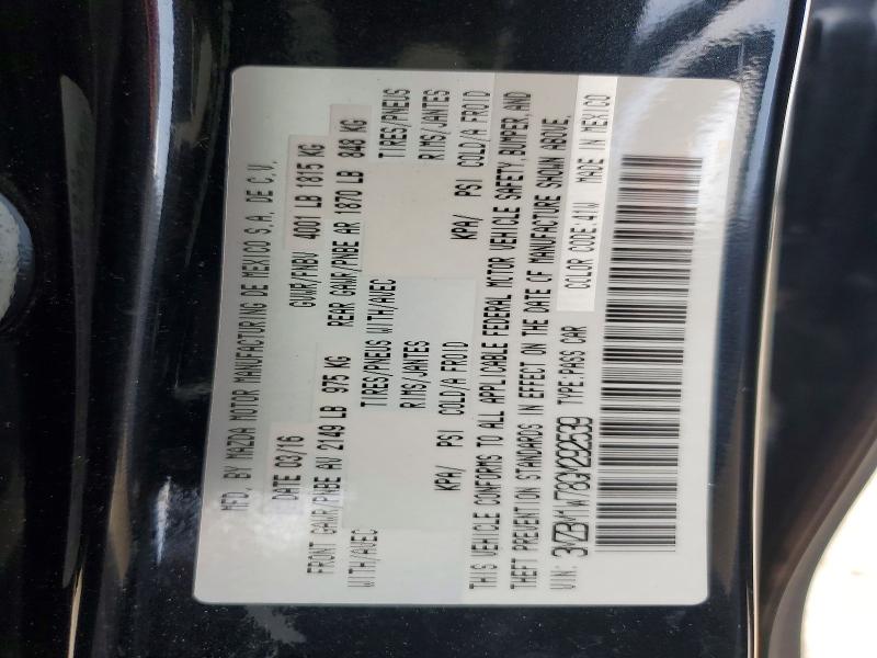 2016 Mazda 3 მანქანა იყიდება აუქციონზე, vin: 3MZBM1W78GM292539, აუქციონის ნომერი: 58801876