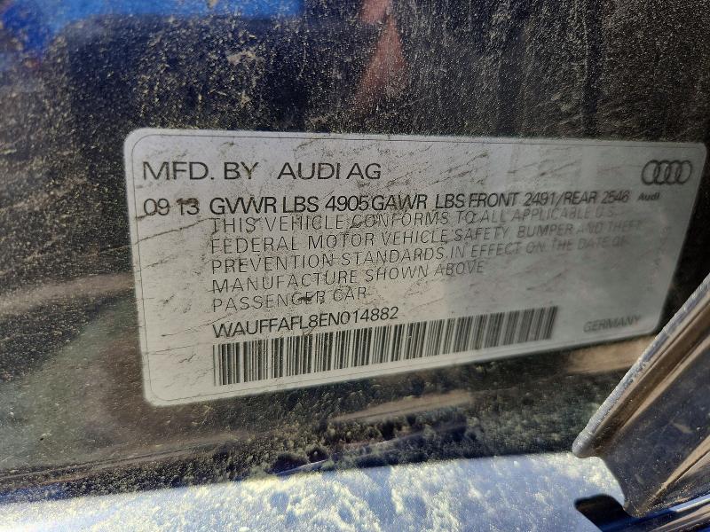 56442686 :رقم المزاد ، WAUFFAFL8EN014882 vin ، 2014 Audi A4 مزاد بيع