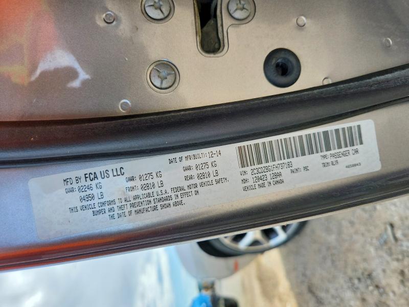 2015 Dodge Challenger მანქანა იყიდება აუქციონზე, vin: 2C3CDZBG1FH737183, აუქციონის ნომერი: 58601326