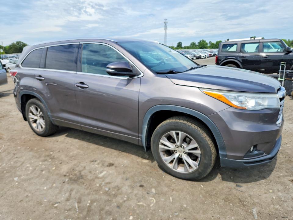 Aukcja sprzedaży 2015 Toyota Highlander, vin: 5TDJKRFHXFS127120, numer aukcji: 57685056