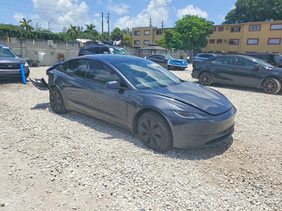 2025 Tesla Model 3 მანქანა იყიდება აუქციონზე, vin: 5YJ3E1EA4SF902306, აუქციონის ნომერი: 58947956