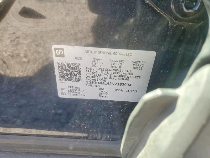 Продажа на аукционе авто 2022 Gmc Acadia, vin: 1GKKNML42NZ163904, номер лота: 56053406