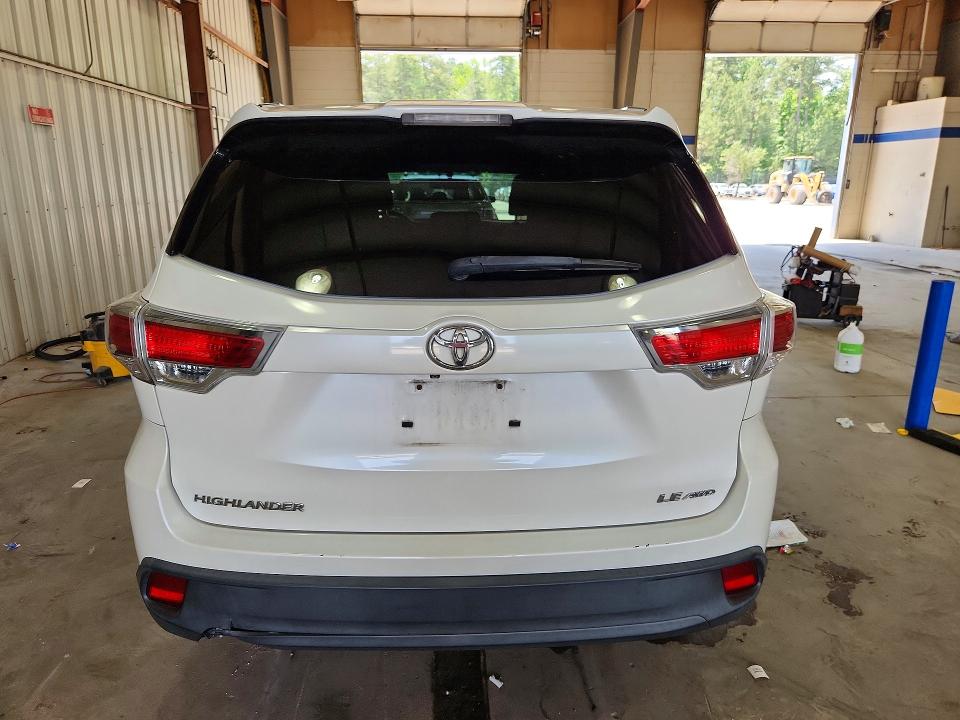 Aukcja sprzedaży 2015 Toyota Highlander, vin: 5TDBKRFH4FS121429, numer aukcji: 56871196