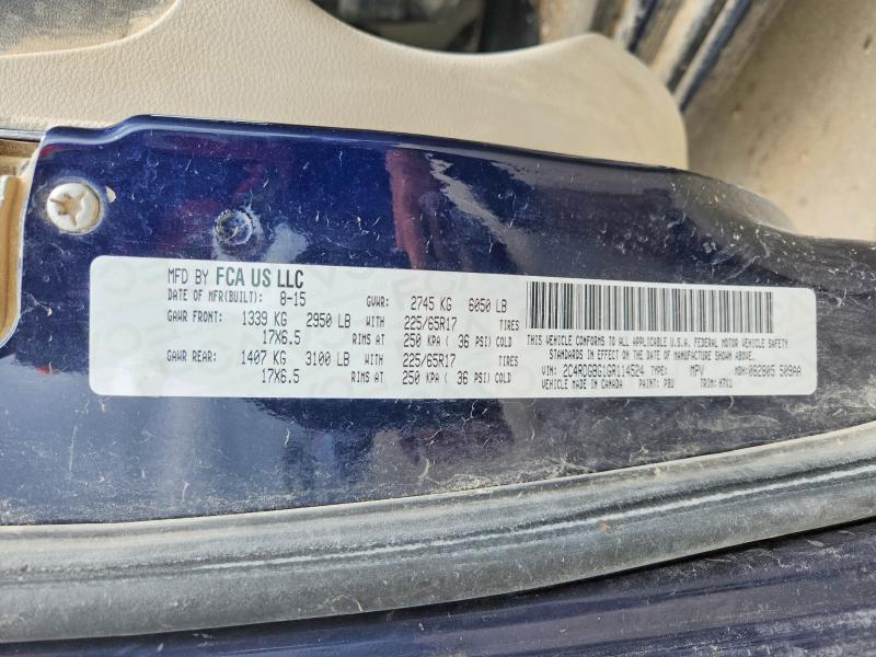 Продажа на аукционе авто 2016 Dodge Grand Caravan, vin: 2C4RDGBG1GR114524, номер лота: 54607056