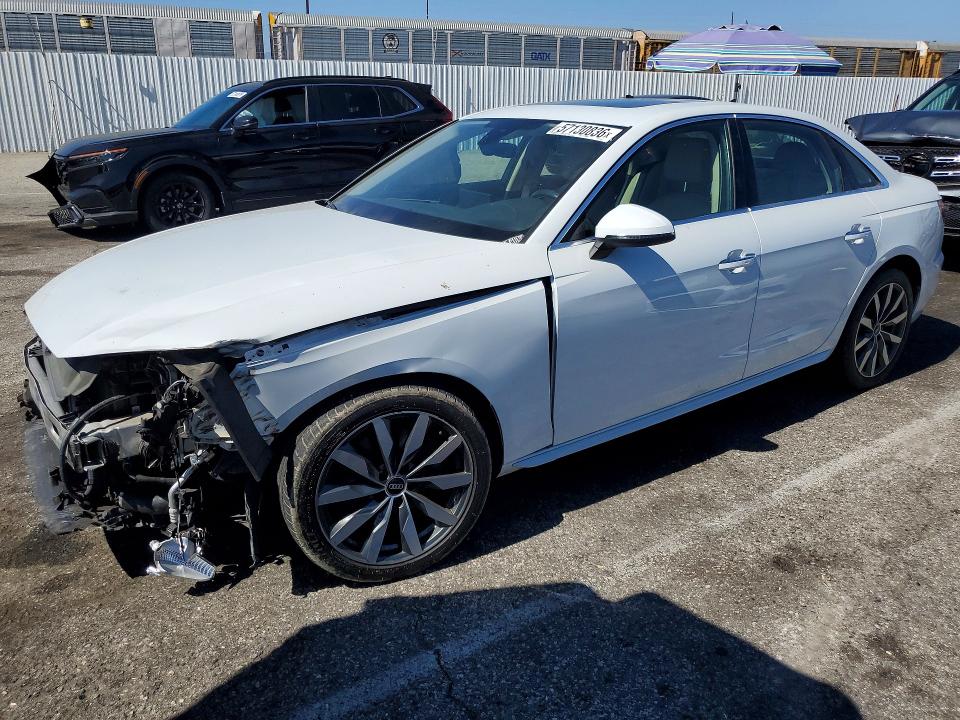 57130836 :رقم المزاد ، WAUABAF41MN007477 vin ، 2021 Audi A4 مزاد بيع