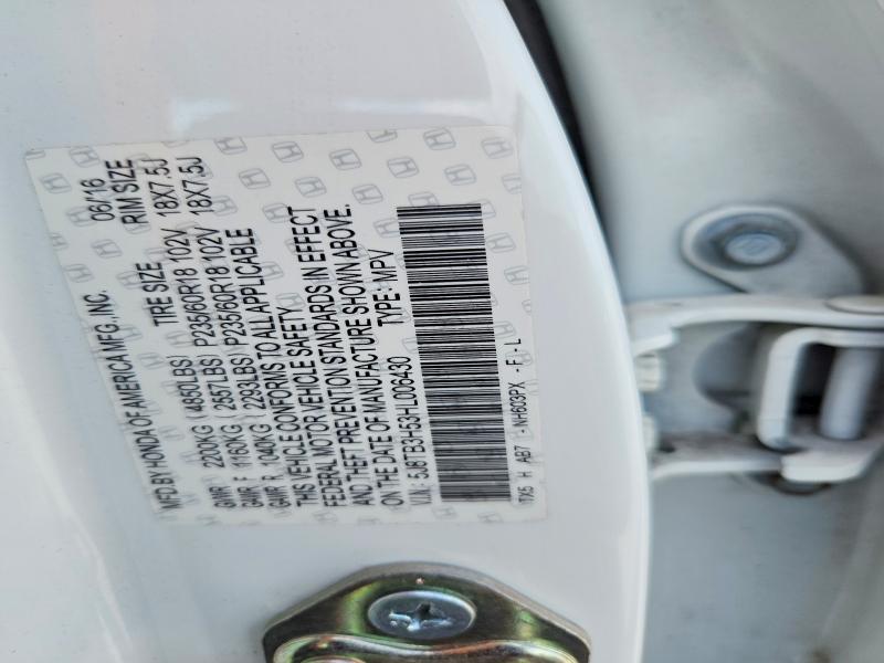 58248536 :رقم المزاد ، 5J8TB3H53HL006430 vin ، 2017 Acura Rdx مزاد بيع