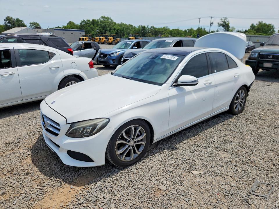 58112386 :رقم المزاد ، 55SWF4JB4HU203324 vin ، 2017 Mercedes-benz C مزاد بيع