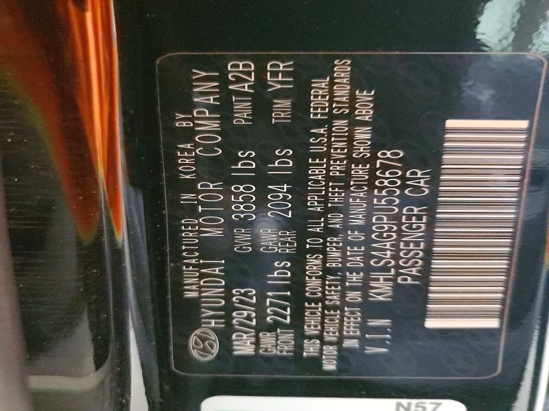 55488926 :رقم المزاد ، KMHLS4AG9PU558678 vin ، 2023 Hyundai Elantra مزاد بيع