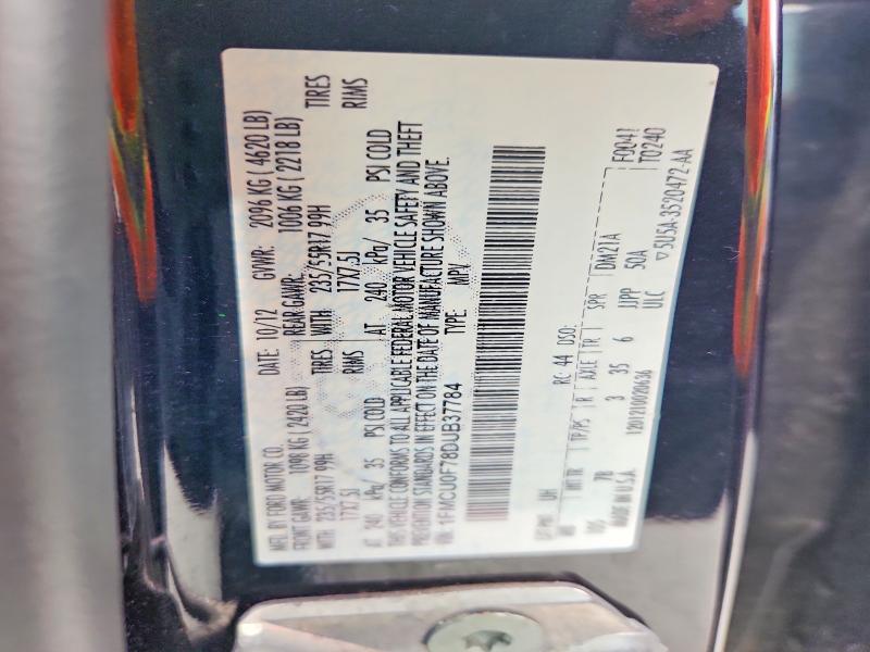 56351566 :رقم المزاد ، 1FMCU0F78DUB37784 vin ، 2013 Ford Escape مزاد بيع