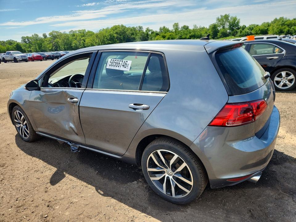 Aukcja sprzedaży 2017 Volkswagen Golf, vin: 3VW217AU4HM020368, numer aukcji: 58566746