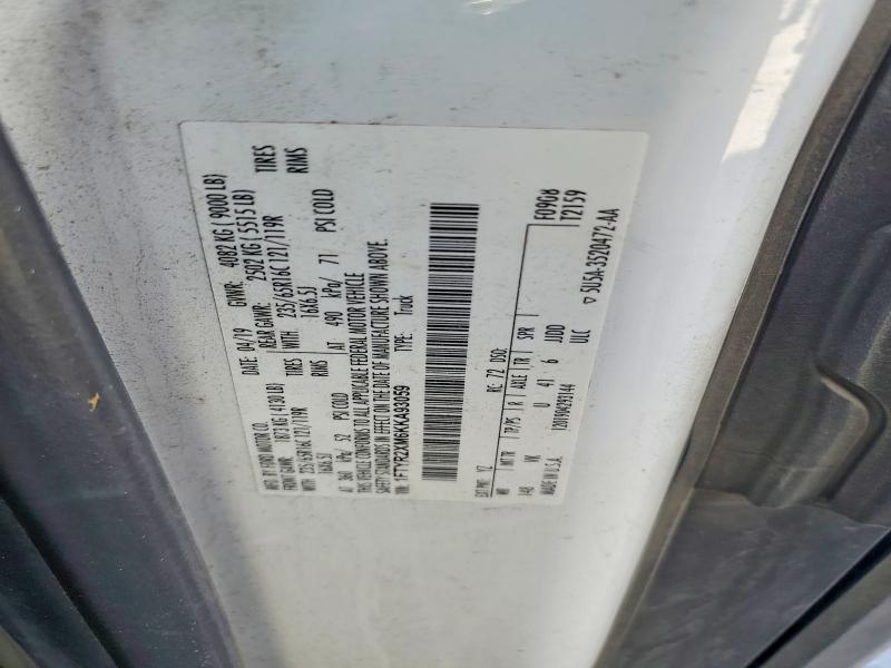 Aukcja sprzedaży 2019 Ford Transit, vin: 1FTYR2XM6KKA93059, numer aukcji: 55414106