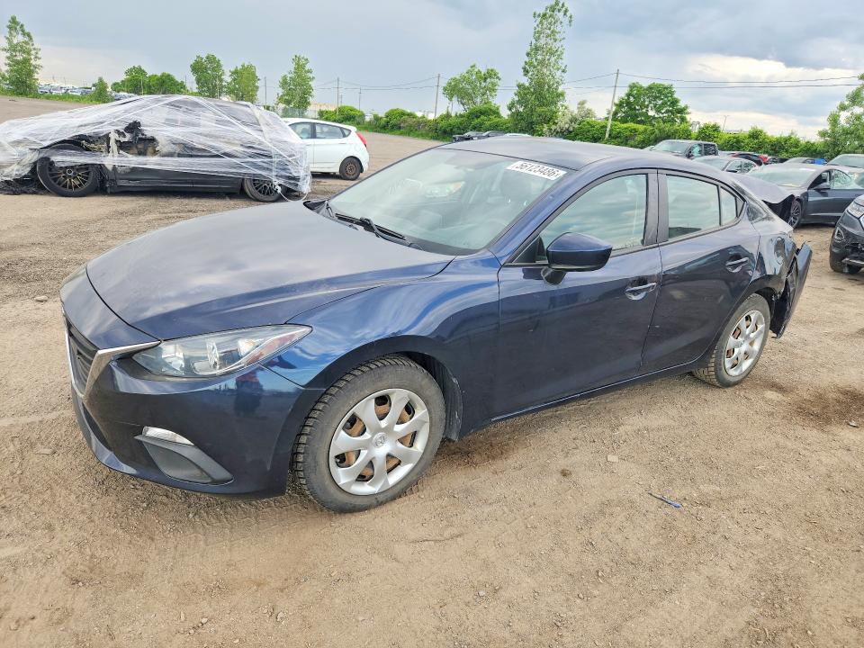 56123486 :رقم المزاد ، 3MZBM1U76GM309163 vin ، 2016 Mazda 3 مزاد بيع
