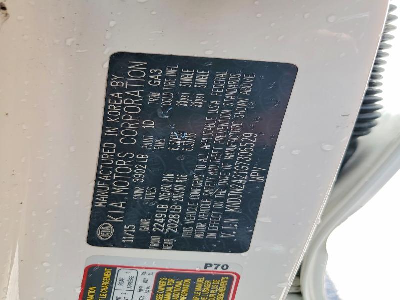 59289356 :رقم المزاد ، KNDJN2A21G7306529 vin ، 2016 Kia Soul مزاد بيع