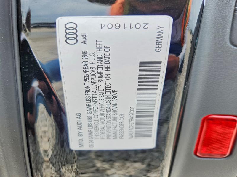 57890296 :رقم المزاد ، WAUFACF57RA120331 vin ، 2024 Audi A5 مزاد بيع