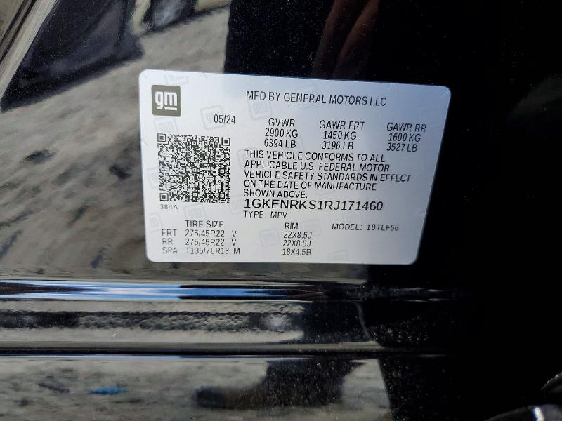 Продаж на аукціоні авто 2024 Gmc Acadia, vin: 1GKENRKS1RJ171460, номер лоту: 58221596