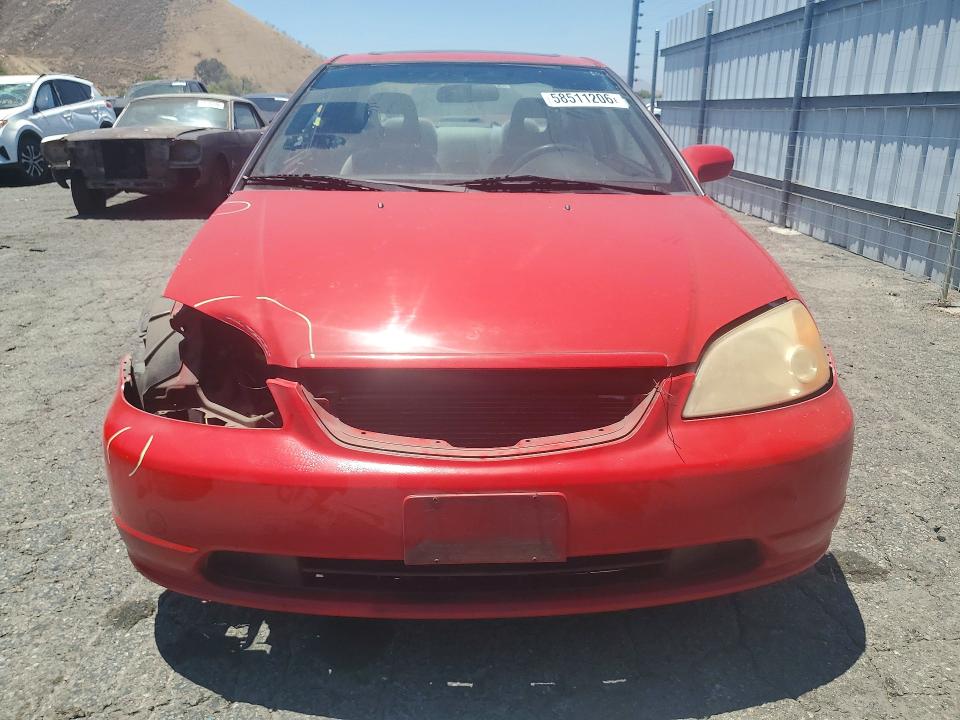 58511206 :رقم المزاد ، 1HGEM229X2L071257 vin ، 2002 Honda Civic مزاد بيع