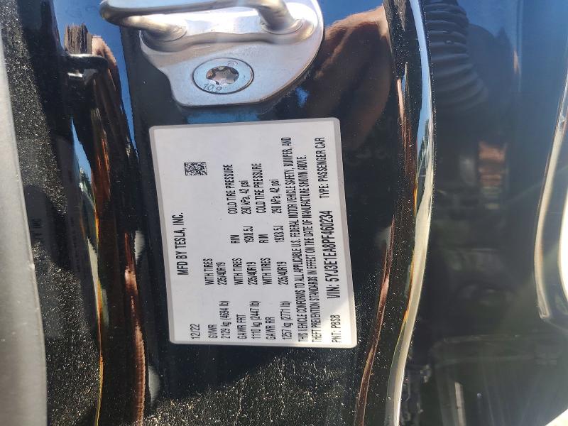 2023 Tesla Model 3 მანქანა იყიდება აუქციონზე, vin: 5YJ3E1EA8PF460234, აუქციონის ნომერი: 56886516
