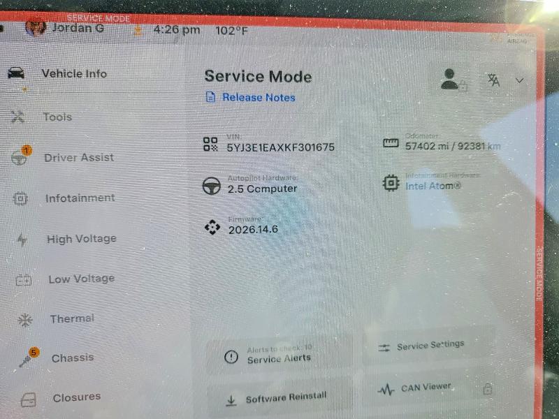 Продажа на аукционе авто 2019 Tesla Model 3, vin: 5YJ3E1EAXKF301675, номер лота: 59237486