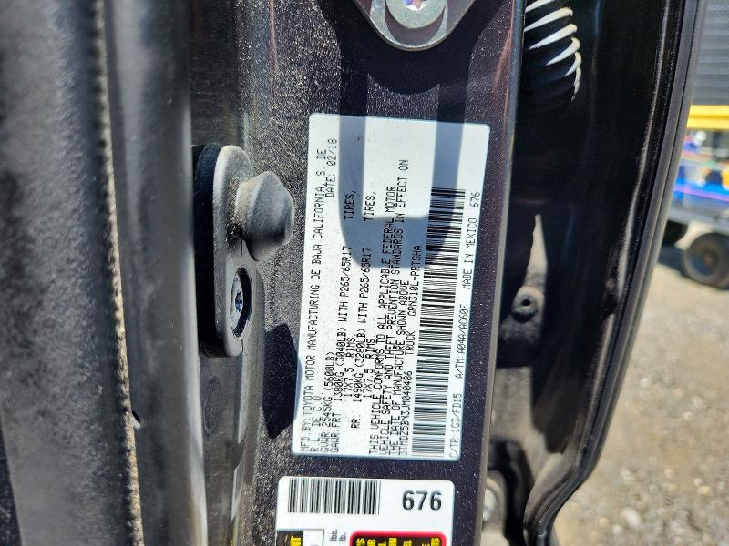 Продажа на аукционе авто 2018 Toyota Tacoma, vin: 3TMDZ5BN3JM040486, номер лота: 55699926