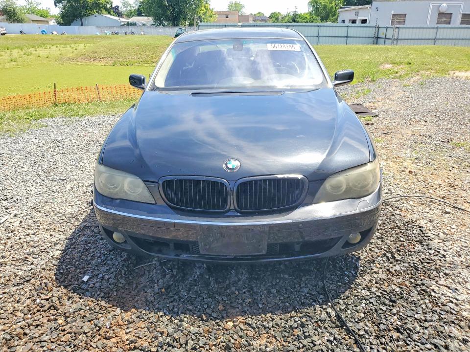 2006 Bmw 750 მანქანა იყიდება აუქციონზე, vin: WBAHN83536DT62817, აუქციონის ნომერი: 56128286