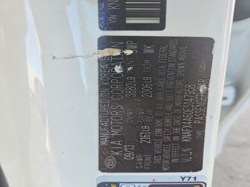 Aukcja sprzedaży 2014 Kia Forte, vin: KNAFX4A60E5147958, numer aukcji: 57631416