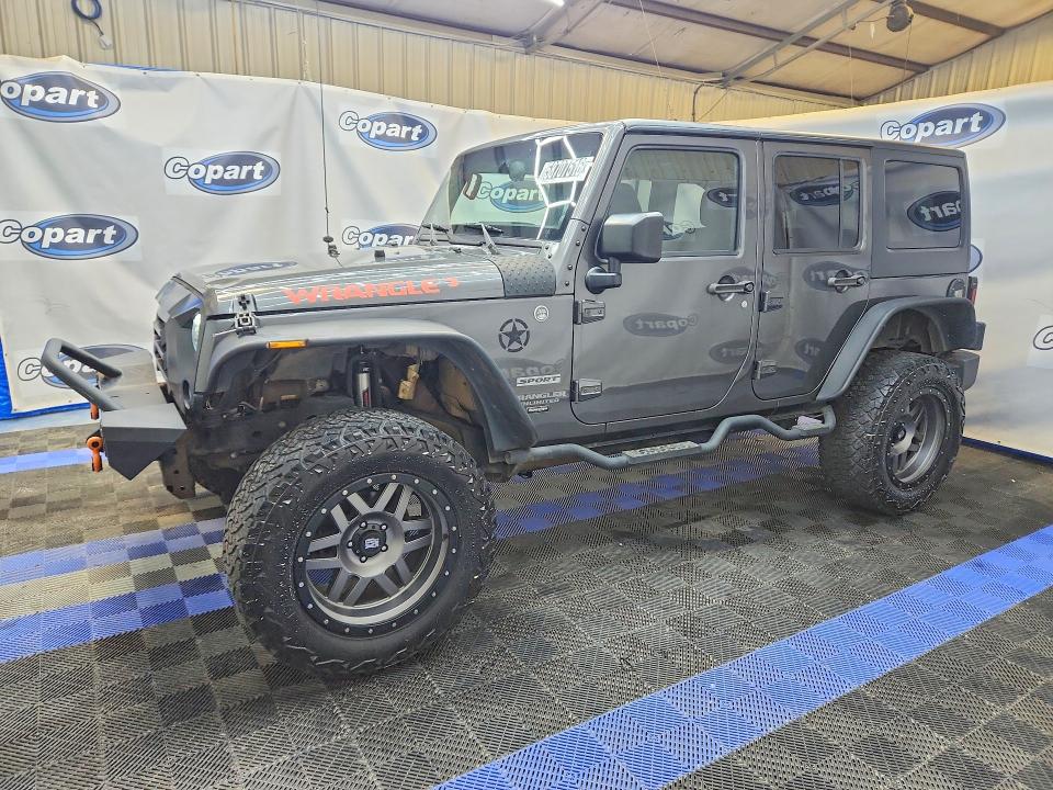 2014 Jeep Wrangler Unlimited მანქანა იყიდება აუქციონზე, vin: 1C4BJWDG6EL270288, აუქციონის ნომერი: 58707516