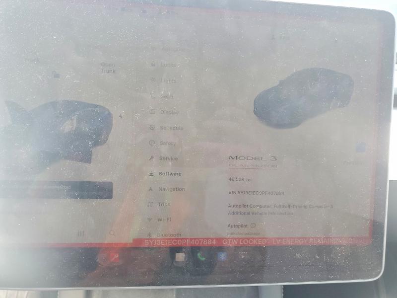 Продажа на аукционе авто 2023 Tesla Model 3, vin: 5YJ3E1EC0PF407884, номер лота: 57028836