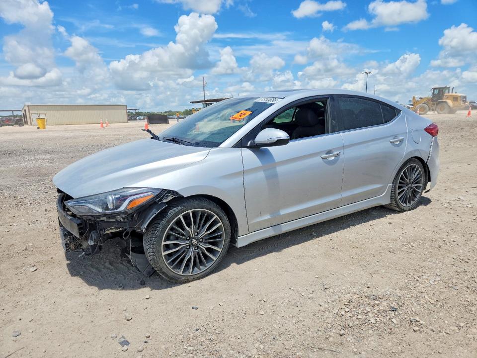 2018 Hyundai Elantra მანქანა იყიდება აუქციონზე, vin: KMHD04LB7JU522927, აუქციონის ნომერი: 57310886