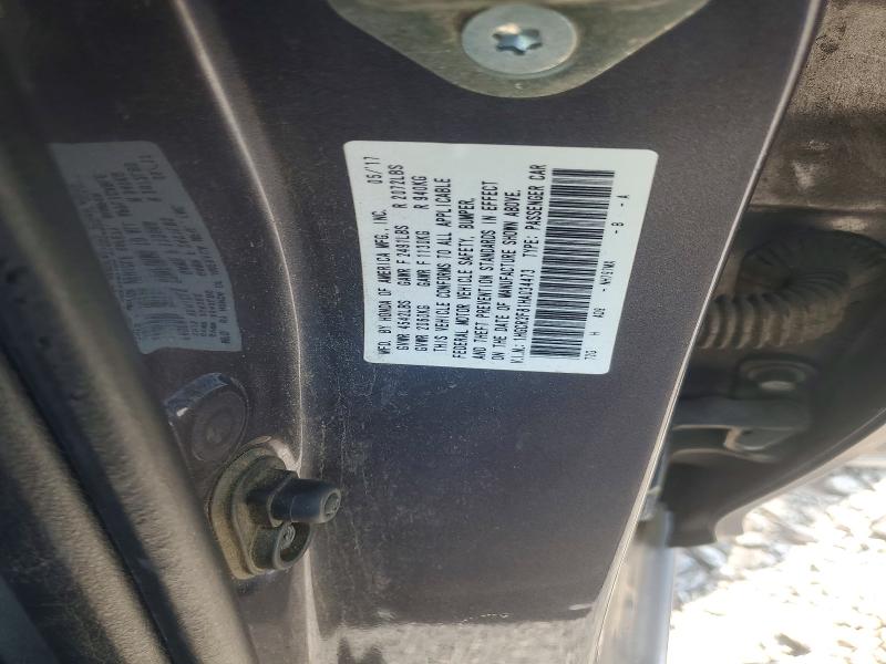 Продажа на аукционе авто 2017 Honda Accord, vin: 1HGCR3F81HA034473, номер лота: 58522626