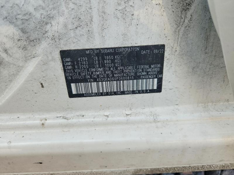 Продажа на аукционе авто 2023 Subaru Impreza, vin: 4S3GKAD60P3600815, номер лота: 58422446