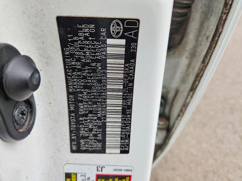 58957776 :رقم المزاد ، 2T1BU4EEXBC639973 vin ، 2011 Toyota Corolla مزاد بيع