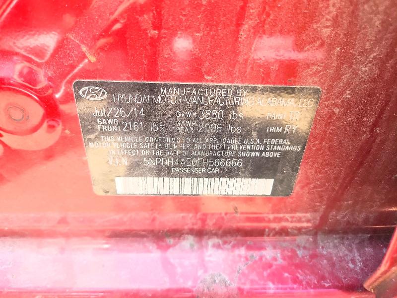 Aukcja sprzedaży 2015 Hyundai Elantra, vin: 5NPDH4AE0FH566666, numer aukcji: 57367616