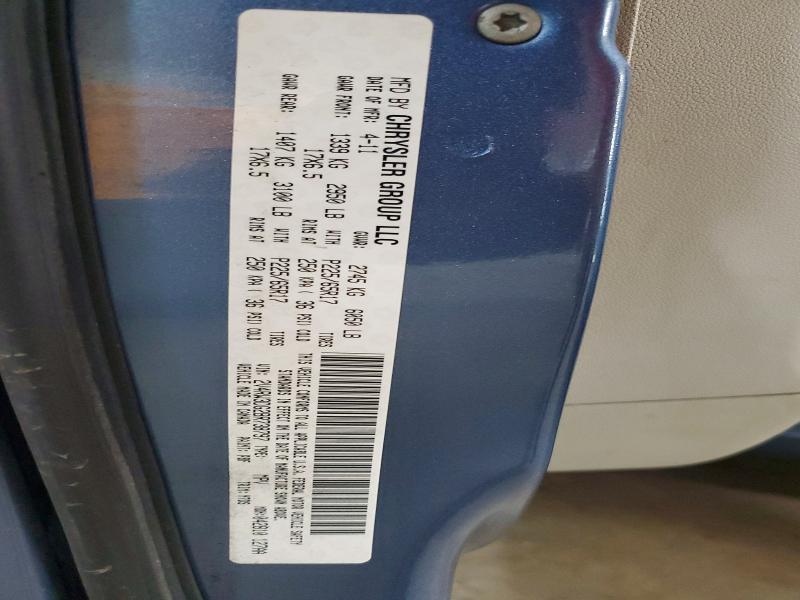 56837706 :رقم المزاد ، 2V4RW3DG2BR738797 vin ، 2011 Volkswagen Routan مزاد بيع