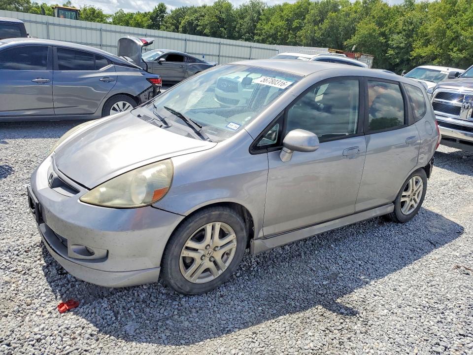 2007 Honda Fit მანქანა იყიდება აუქციონზე, vin: JHMGD38687S016263, აუქციონის ნომერი: 56780316