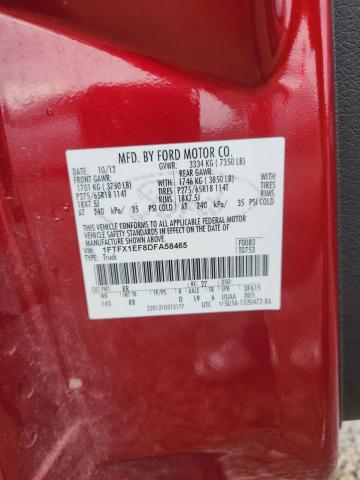Продаж на аукціоні авто 2013 Ford F150, vin: 1FTFX1EF8DFA58465, номер лоту: 57721066