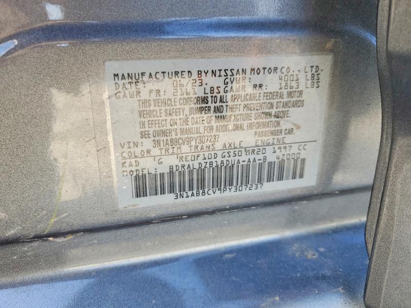 Продаж на аукціоні авто 2023 Nissan Sentra, vin: 3N1AB8CV9PY307237, номер лоту: 58683366