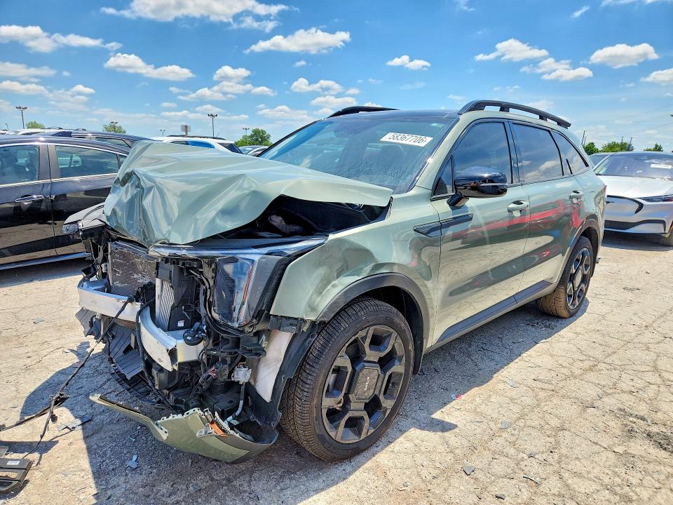 58367706 :رقم المزاد ، 5XYRHDJFXRG283458 vin ، 2024 Kia Sorento مزاد بيع