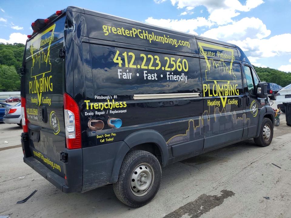 2021 Ram Promaster 2500 მანქანა იყიდება აუქციონზე, vin: 3C6LRVDG3ME519765, აუქციონის ნომერი: 61863426
