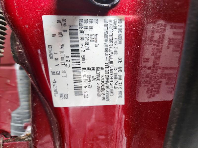 Aukcja sprzedaży 2013 Ford Focus, vin: 1FADP3K21DL381655, numer aukcji: 58319676