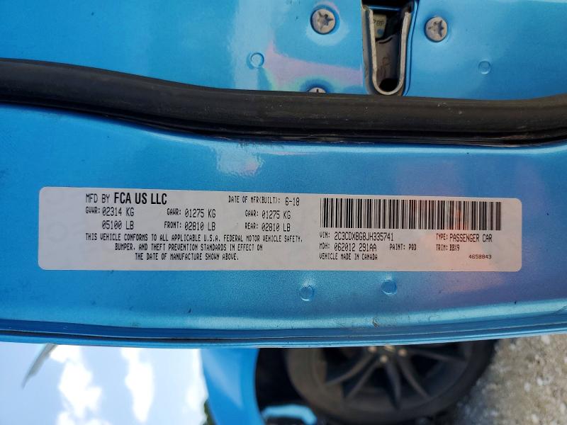 Продаж на аукціоні авто 2018 Dodge Charger, vin: 2C3CDXBG8JH335741, номер лоту: 57929656