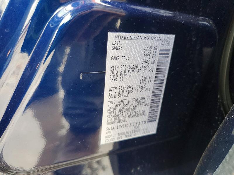 Aukcja sprzedaży 2026 Infiniti Qx60, vin: 5N1AL1FW5TC353118, numer aukcji: 57540276