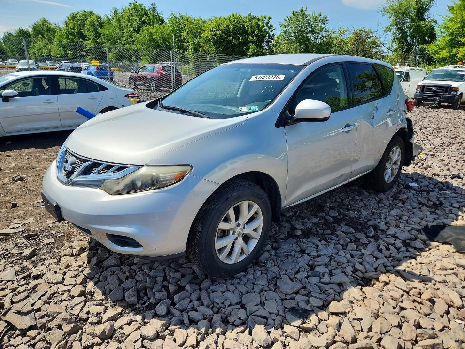 2014 Nissan Murano მანქანა იყიდება აუქციონზე, vin: JN8AZ1MW5EW520282, აუქციონის ნომერი: 57023276