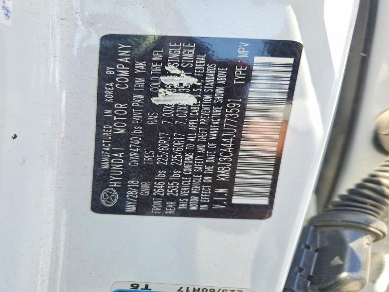 Aukcja sprzedaży 2018 Hyundai Tucson, vin: KM8J3CA44JU773591, numer aukcji: 85983495