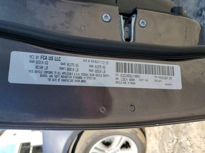 Продажа на аукционе авто 2020 Dodge Charger, vin: 2C3CDXBG9LH100641, номер лота: 57063516