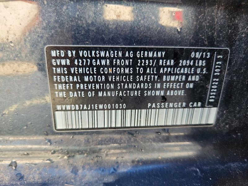Aukcja sprzedaży 2014 Volkswagen Golf, vin: WVWDB7AJ1EW001030, numer aukcji: 55904926