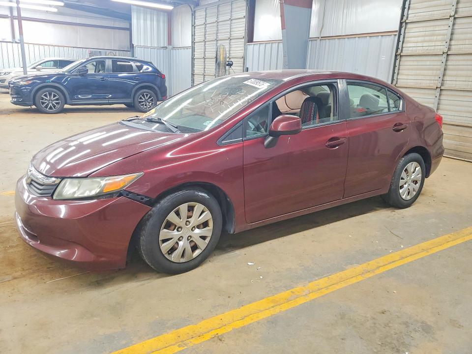 2012 Honda Civic მანქანა იყიდება აუქციონზე, vin: 2HGFB2F54CH501297, აუქციონის ნომერი: 57009576